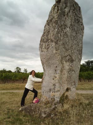 menhir près de St-Emilion