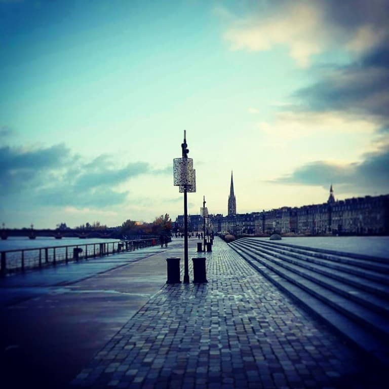 Ciel d'hiver à Bordeaux