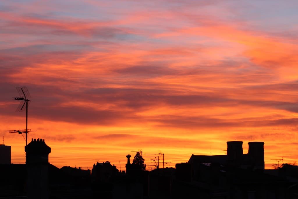 Ciel en feu