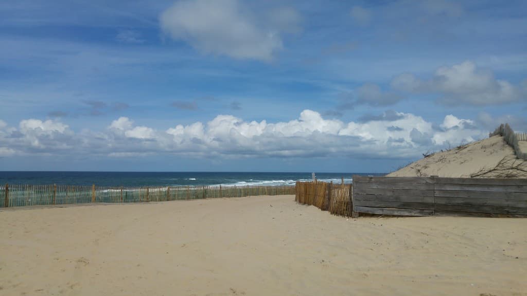 la plage deserte