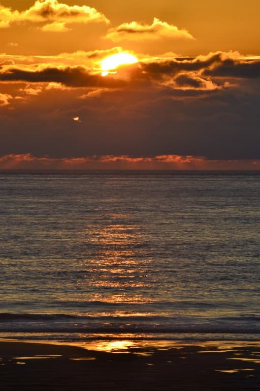 couché de soleil à Soulac 