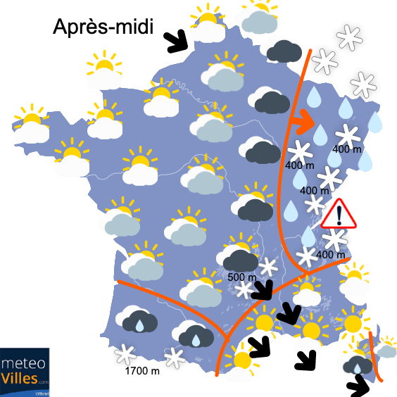 Retour d'un temps très agité à partir de mercredi !