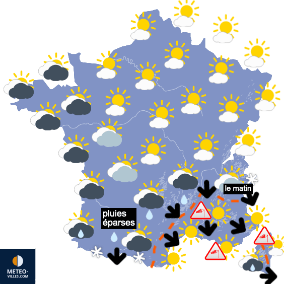 Douceur, puis fortes gelées ce week-end