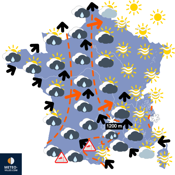 Enfin de la pluie sur le Languedoc-Roussillon !!