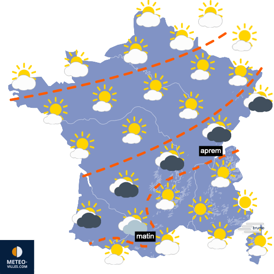 Plutôt "beau" jusqu'à dimanche, puis plus perturbé