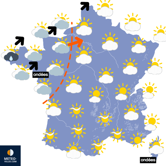 Pluie, vent et neige en montagne jusqu'à vendredi