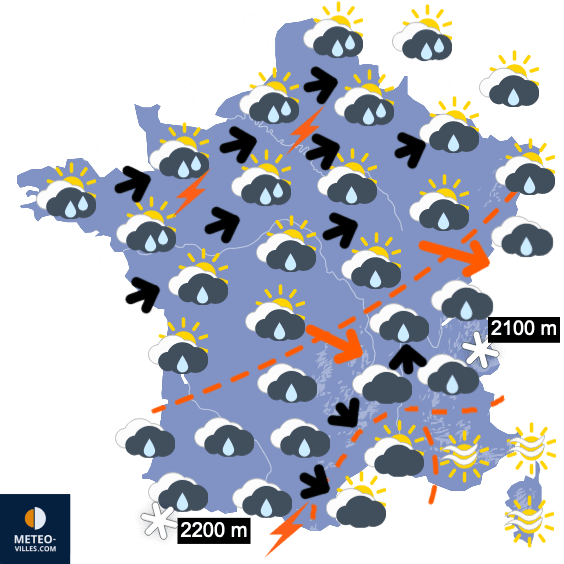 METEO : Des week-ends pluvieux et froids