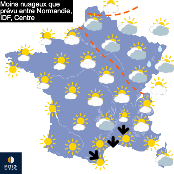 Beau mercredi, puis dégradation progressive