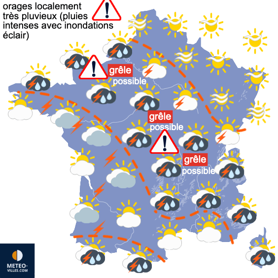 Retour de la sécheresse après les orages...