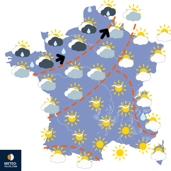 Retour temporaire de la chaleur dans le Sud et l'Est