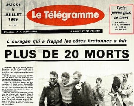 La tempête du 6 juillet 1969