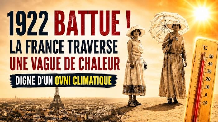 La chaleur actuelle vient de dépasser l'historique mois de mai 1922