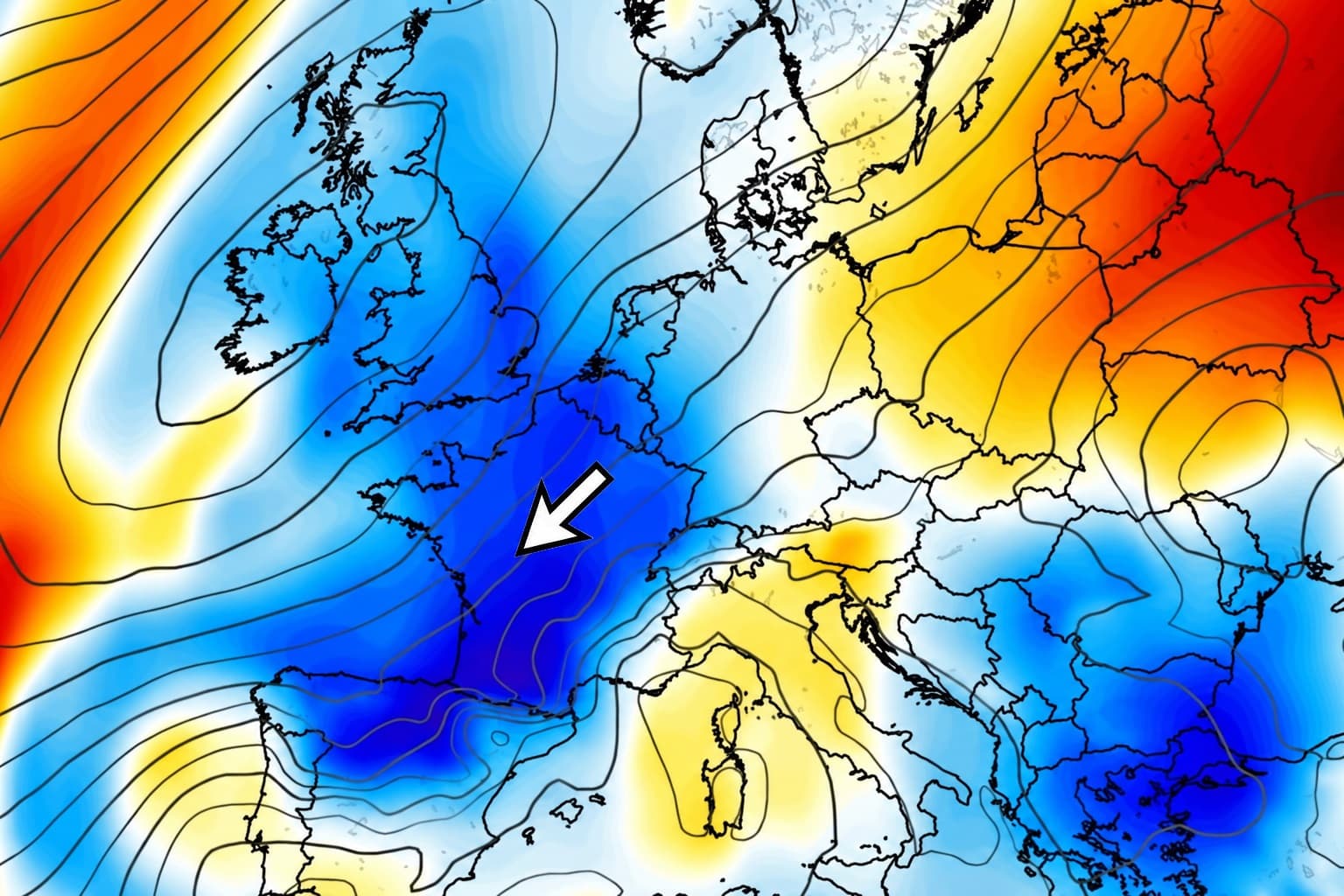 Goutte froide : pluie, fraîcheur et neige possibles ce week-end