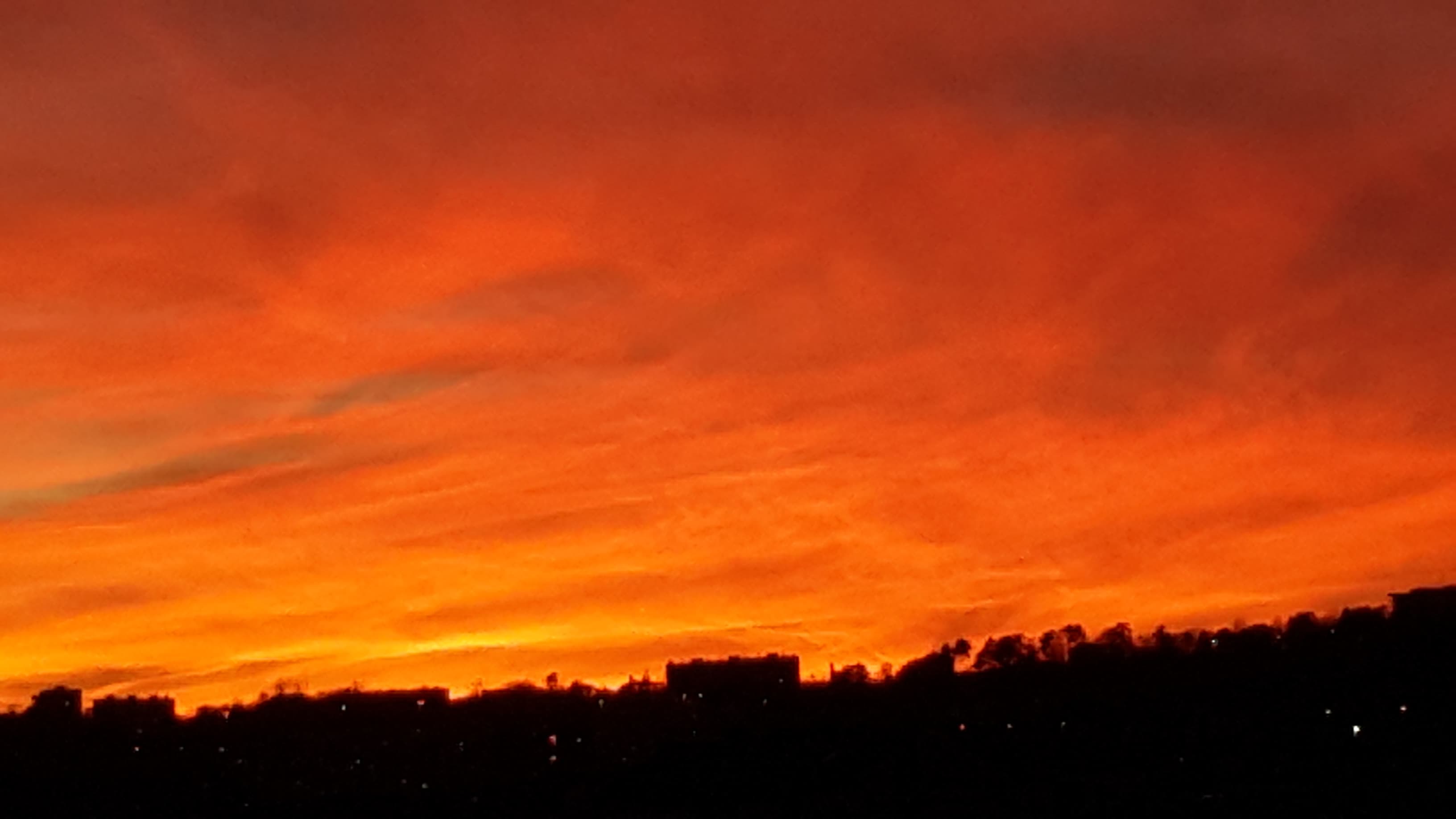 ciel embrasé