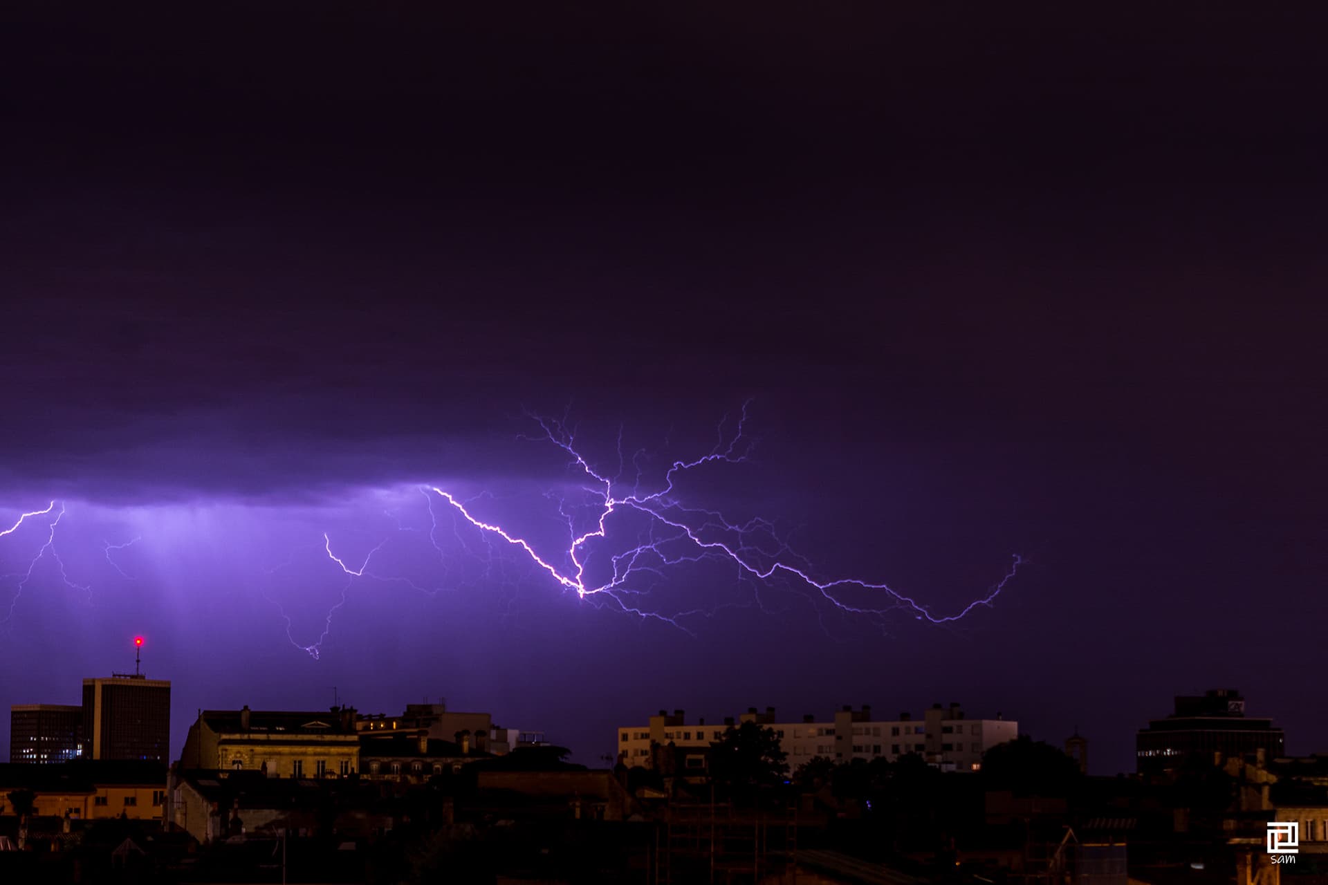 Gros Orage sur Bordeaux