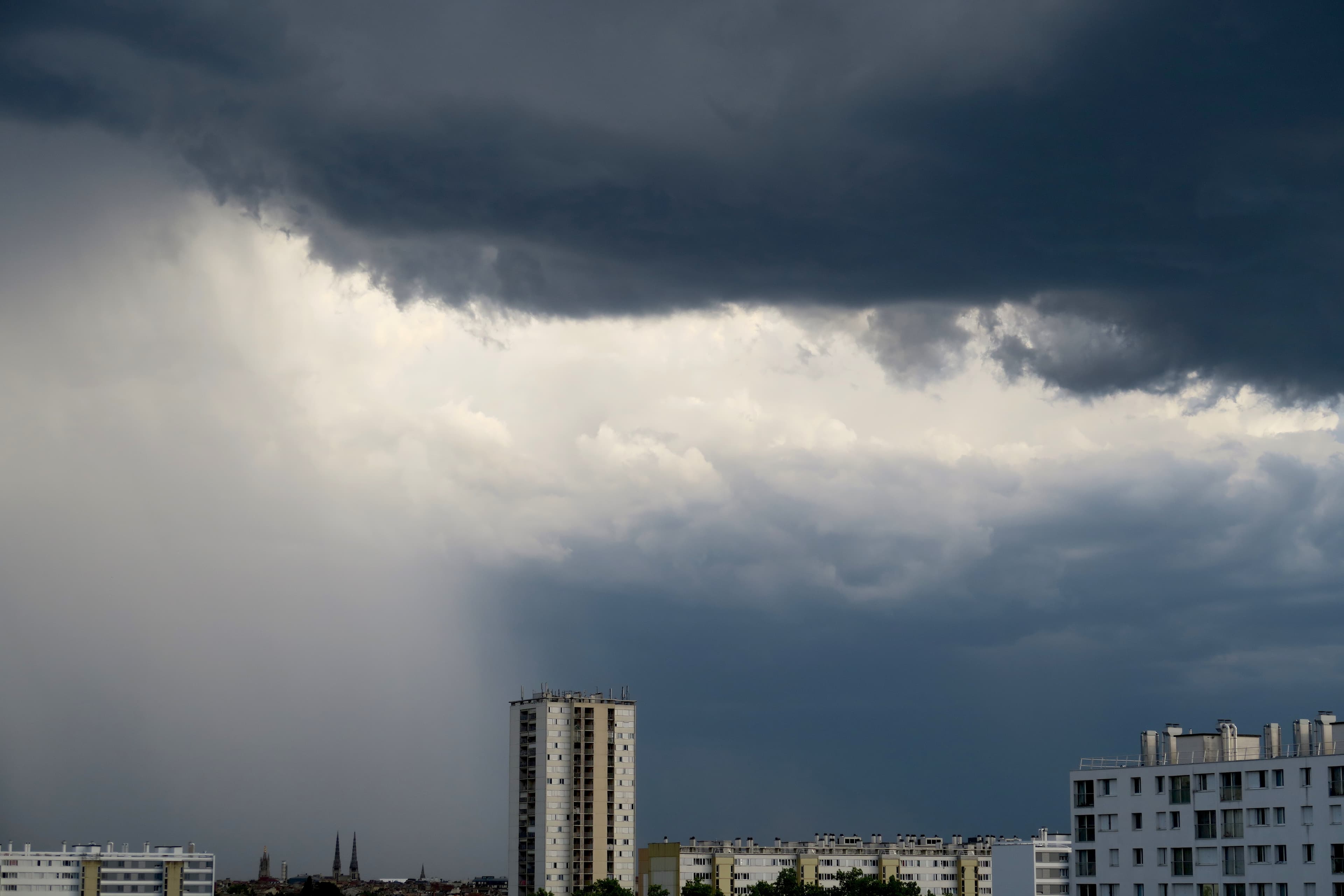 Orage sur Bordeaux