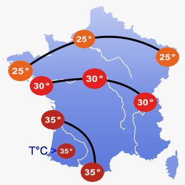 Image d'illustration pour Pic de chaleur en milieu de semaine