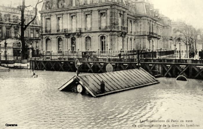 Image d'illustration pour Il y a 110 ans, la crue centennale de la Seine inondait Paris