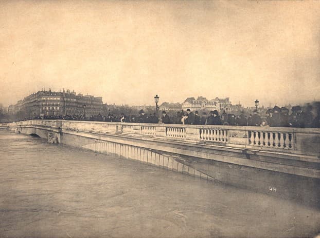 Image d'illustration pour Il y a 110 ans, la crue centennale de la Seine inondait Paris