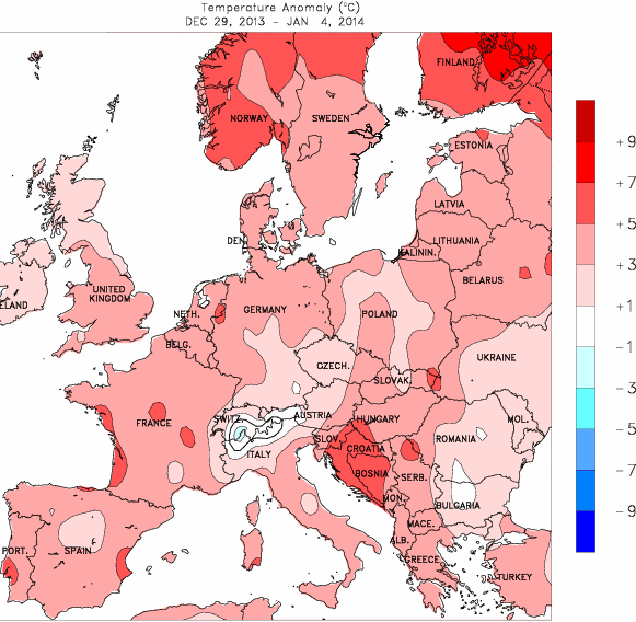 Image d'illustration pour Bilan météo hebdomadaire en France et en Europe
