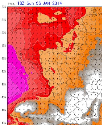 Image d'illustration pour Passage de la dépression Christina lundi