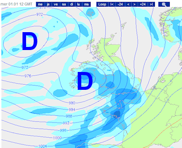 Image d'illustration pour Coups de vent, pluie et douceur début 2014