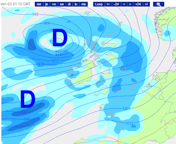 Image d'illustration pour Coups de vent, pluie et douceur début 2014