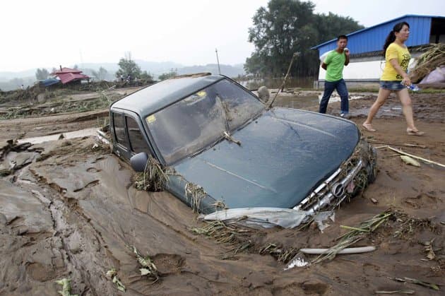 Image d'illustration pour Inondations meurtrières entre Chine et Russie