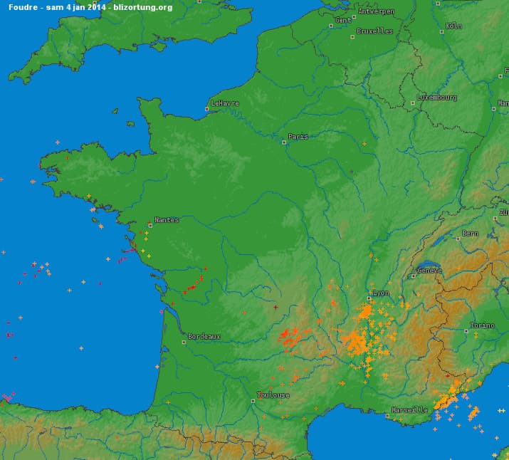 Image d'illustration pour Orage, vent, pluie et neige : intempéries sur le Sud de la France