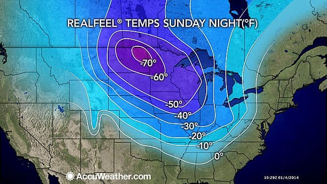 Image d'illustration pour Vague de froid et neige aux Etats-Unis