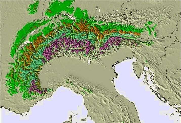Image d'illustration pour Fortes chutes de neige sur les Alpes Italiennes