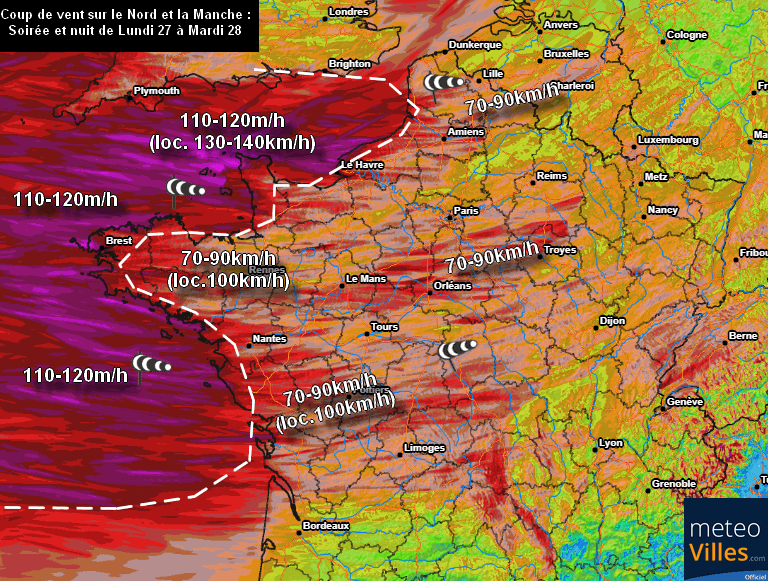 Image d'illustration pour Retour d'un temps agité sur le pays ces deux prochains jours