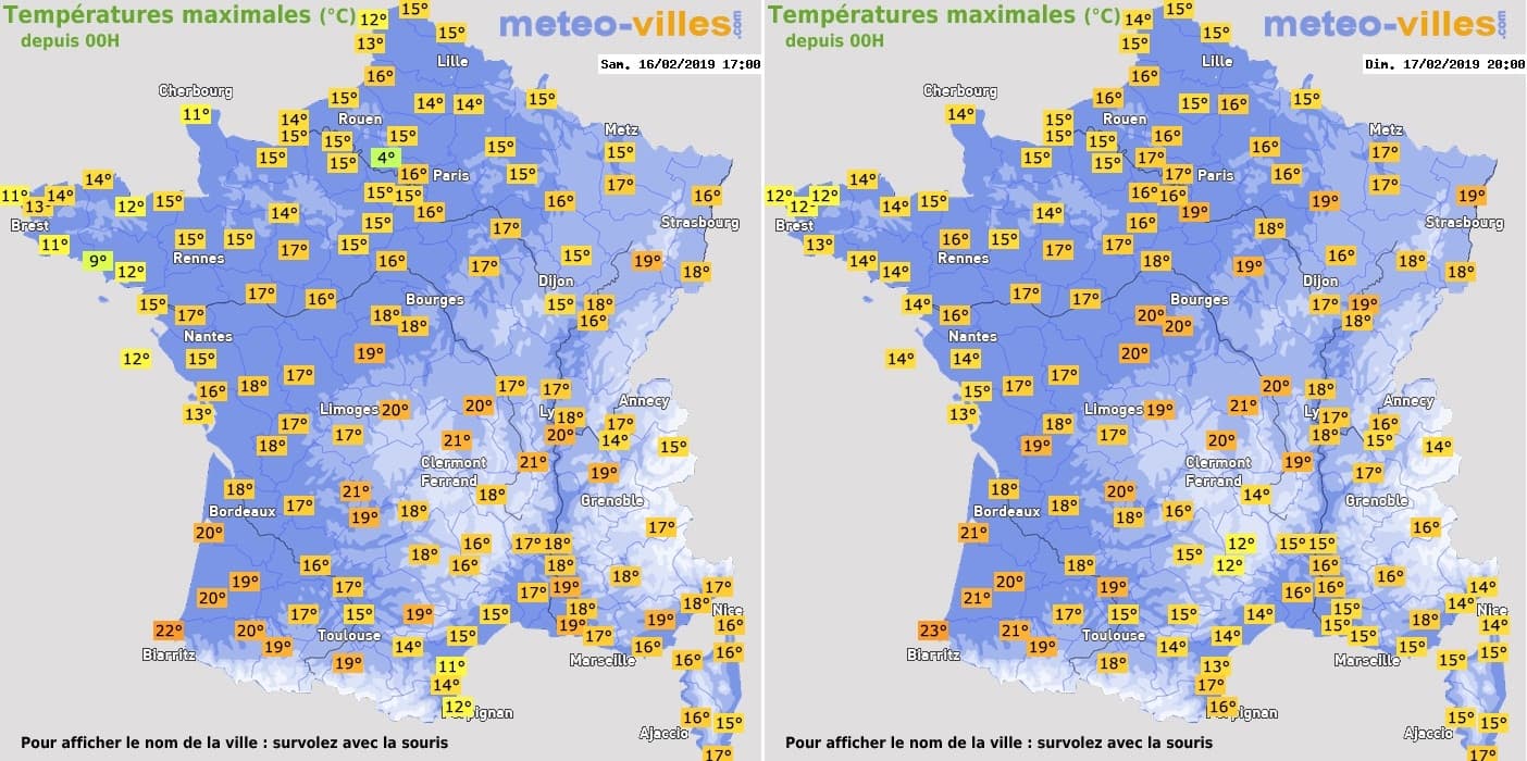 Image d'illustration pour Grande douceur pour début Février sur la France