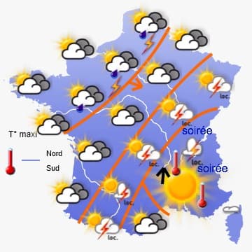 Fin des fortes chaleurs dans l'ESt et le Sud-est 