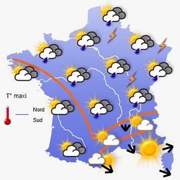 Retour du soleil et de la chaleur sur la moitié Sud 