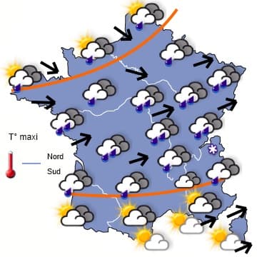 Week-end assez froid - beaucoup de neige en montagne 