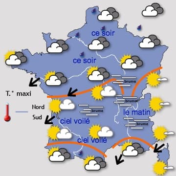 Quelques pluies dans le Nord, puis le Nord-est