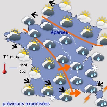 Beaucoup de pluie et de vent pour les 2 prochaines semaines !