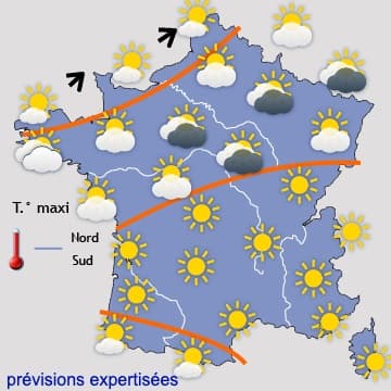 Plus froid au Nord à partir de vendredi 