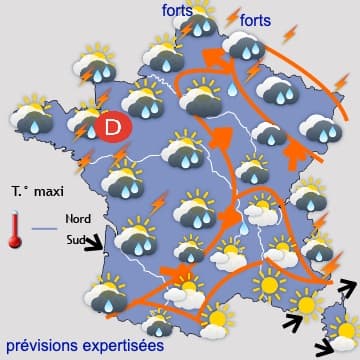 FRANCE : Retour de conditions estivales à partir de ce week-end 