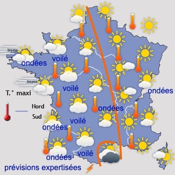 Sec et chaud, au moins jusqu'à vendredi 