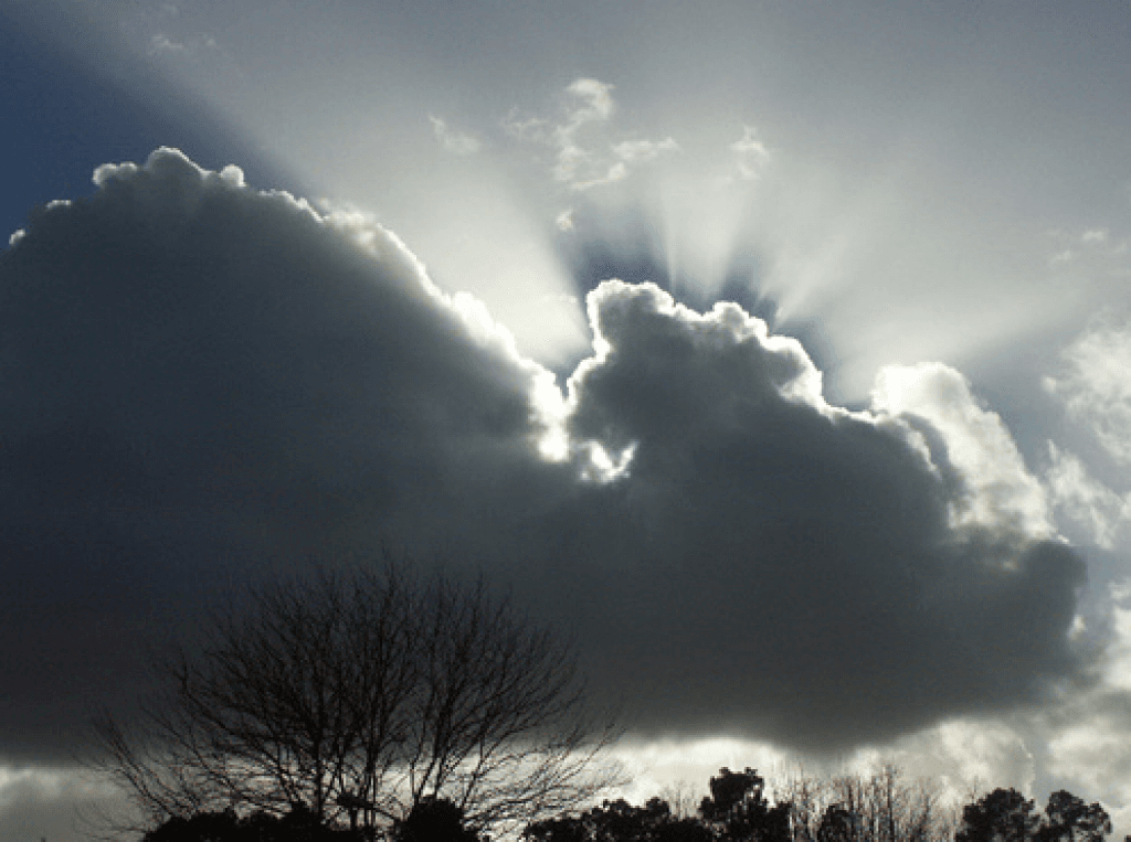 Nuage en contre-jour