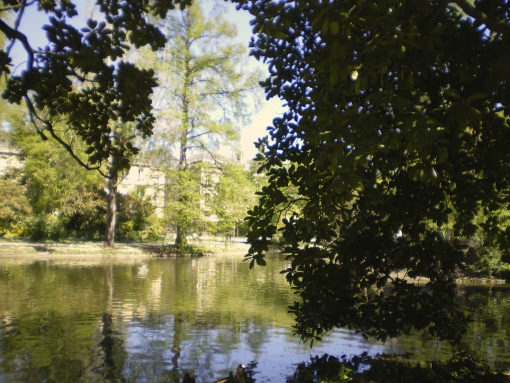 jardin public en avril bordeaux