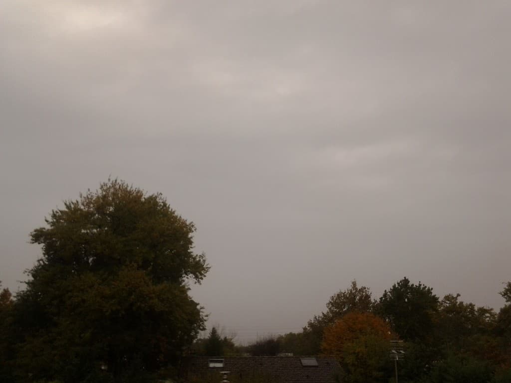 Temps pluvieux et ciel orageux !