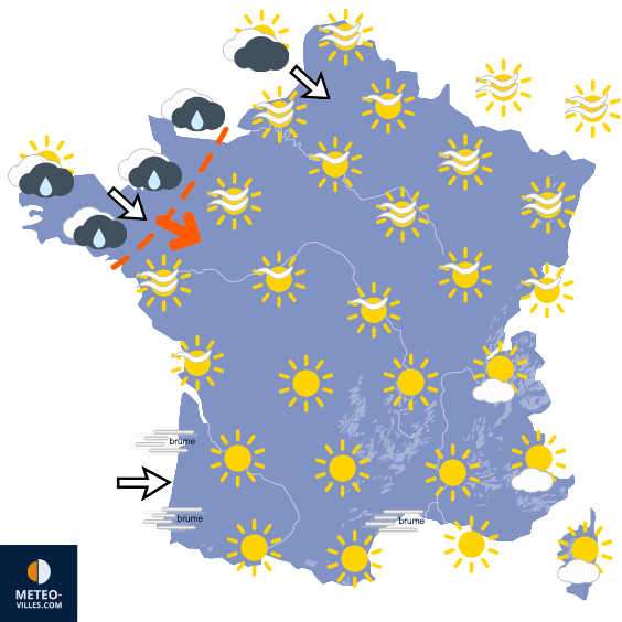 L'épisode de temps plus frais sera également éphémère...