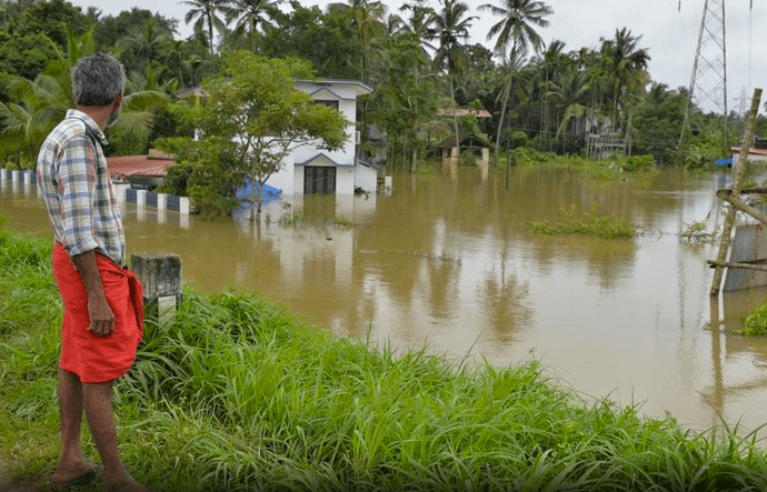 Image d'illustration pour Mousson d'été : inondations catastrophiques dans l'Etat indien du Kerala
