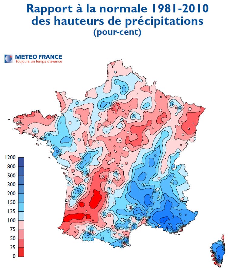 Image d'illustration pour Bilan météo officiel de juillet 2013 en France
