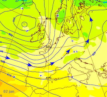 Image d'illustration pour Coups de vent, pluie et douceur début 2014
