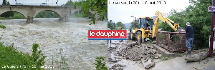 Image d'illustration pour Bourgogne - Champagne Ardenne - Rhône Alpes : Point sur les crues