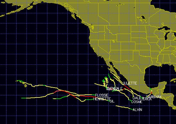 Image d'illustration pour Tempête tropicale Kiko (Pacifique Est)